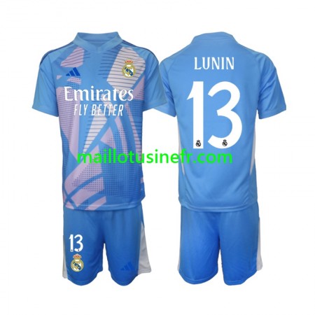 Maillot de Foot Real Madrid Andriy Lunin 13 Gardien Domicile 2024-25 - Enfant Maillot de Foot Real Madrid Andriy Lunin 13 Gardien Domicile 2024-25 - Enfant